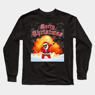 Merry Christmas Dab-splosion Long Sleeve T-Shirt